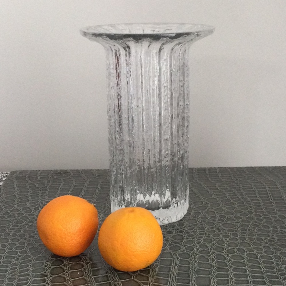 Vintage IITTALA Studio Art Glass Vase